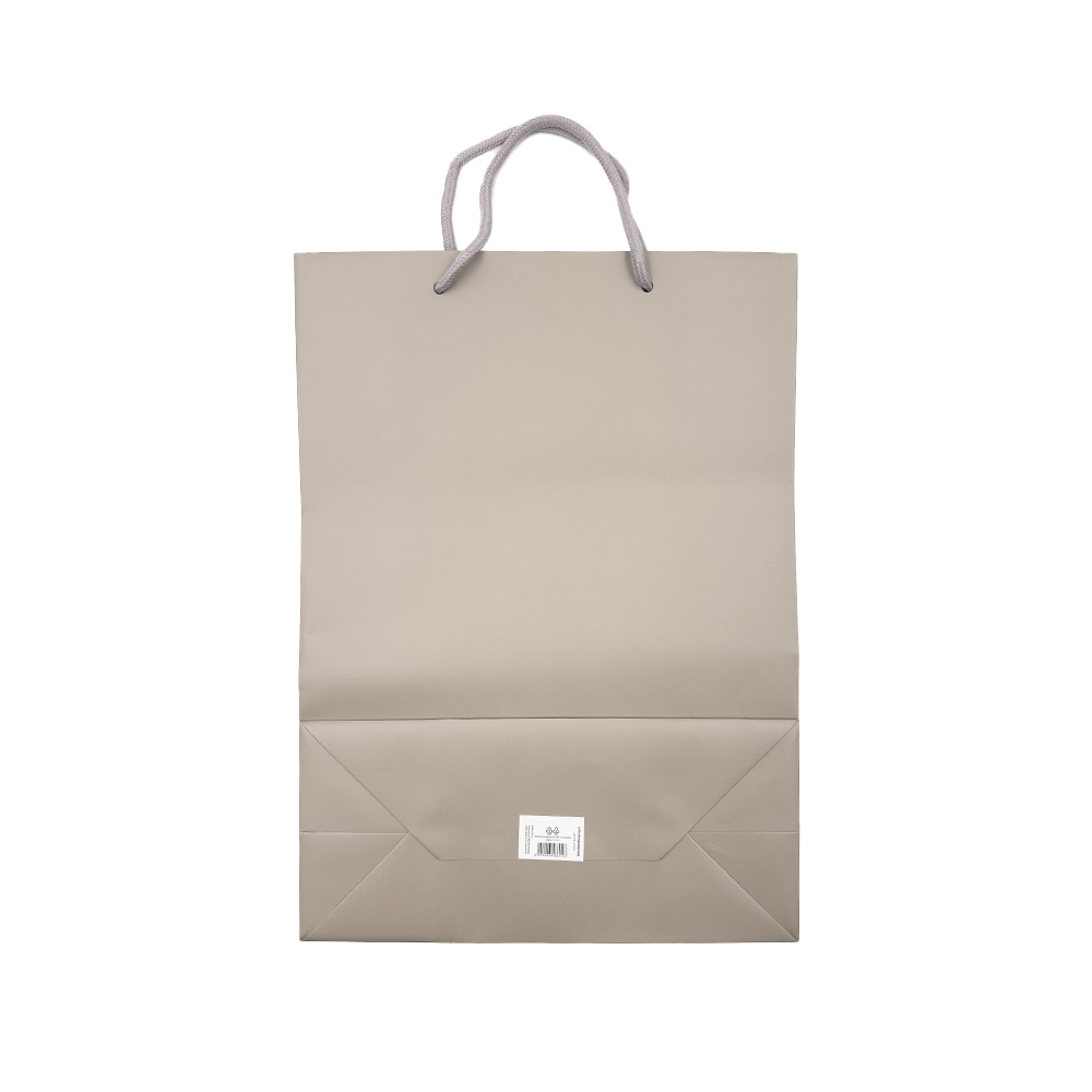 10 Shopper carta Lusso Opaca cm 27+12x37 Tortora 3 10 Shopper carta Lusso Opaca cm 27+12x37 Tortora - immagine 3