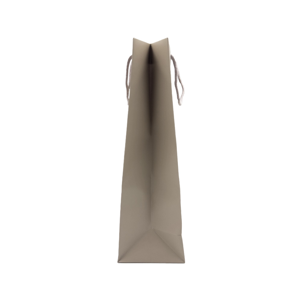 10 Shopper carta Lusso Opaca cm 27+12x37 Tortora 4 10 Shopper carta Lusso Opaca cm 27+12x37 Tortora - immagine 4