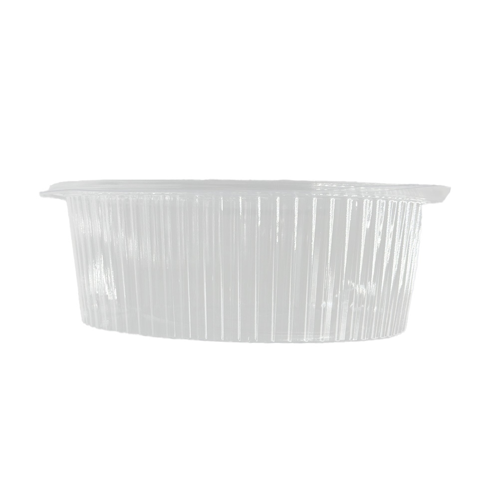 Vaschette ovali OPS con coperchio E1000 cc 50pz riutilizzabili 1 Vaschette ovali OPS con coperchio E1000 cc 50pz riutilizzabili