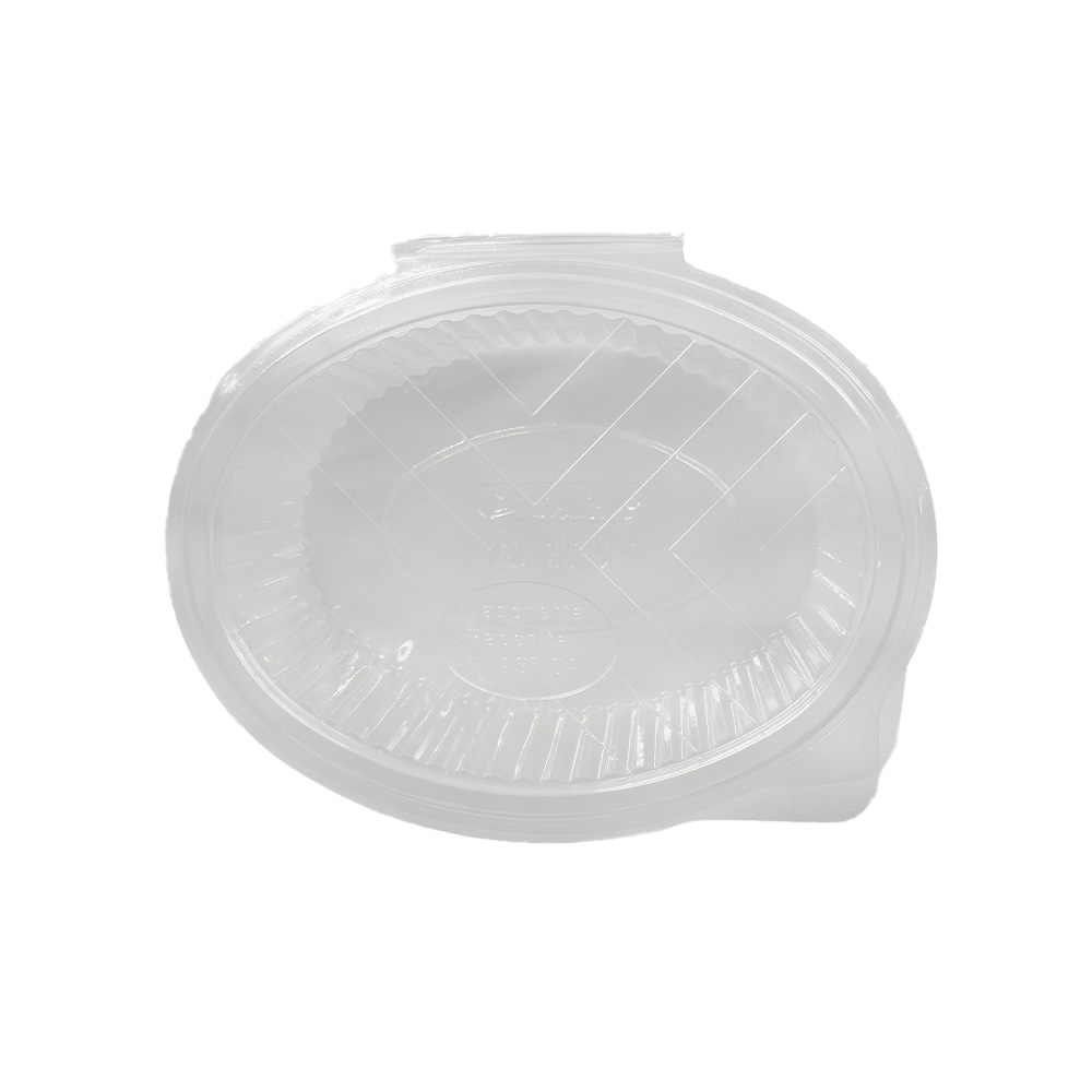 Vaschette ovali OPS con coperchio E500 cc 50pz riutilizzabili 2 Vaschette ovali OPS con coperchio E500 cc 50pz riutilizzabili - immagine 2
