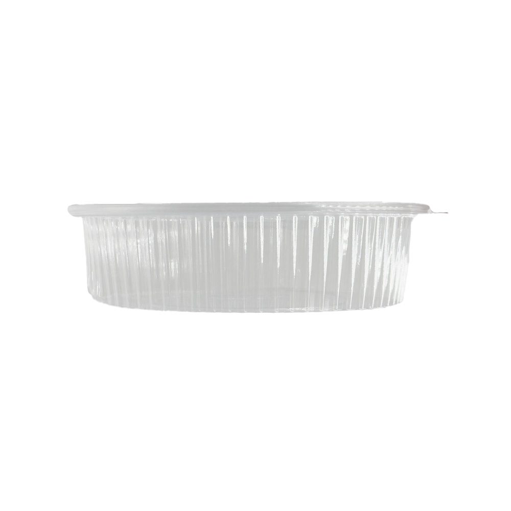 Vaschette ovali OPS con coperchio E750 cc 50pz riutilizzabili 1 Vaschette ovali OPS con coperchio E750 cc 50pz riutilizzabili
