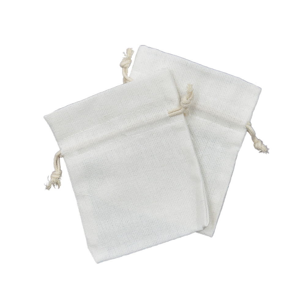 10 SacchettI in Cotone cm 9x12 naturale 2 10 SacchettI in Cotone cm 9x12 naturale - immagine 2