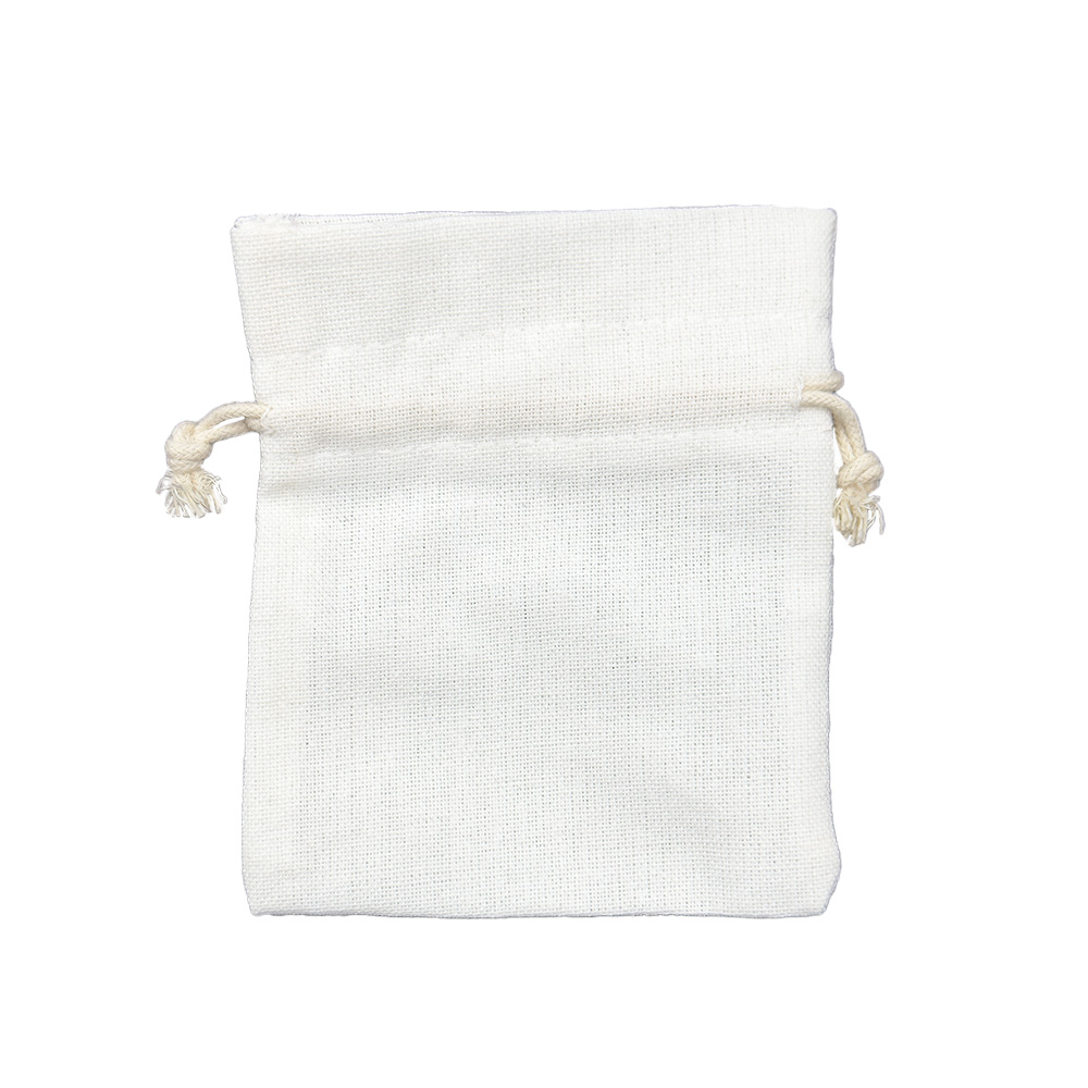 10 SacchettI in Cotone cm 9x12 naturale 3 10 SacchettI in Cotone cm 9x12 naturale - immagine 3