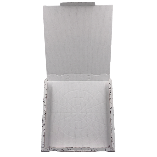 80 Box pizza bianco 33x33cm con griglia 3 80 Box pizza bianco 33x33cm con griglia - immagine 3