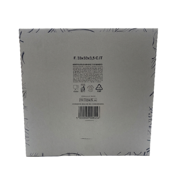 80 Box pizza bianco 33x33cm con griglia 5 80 Box pizza bianco 33x33cm con griglia - immagine 5