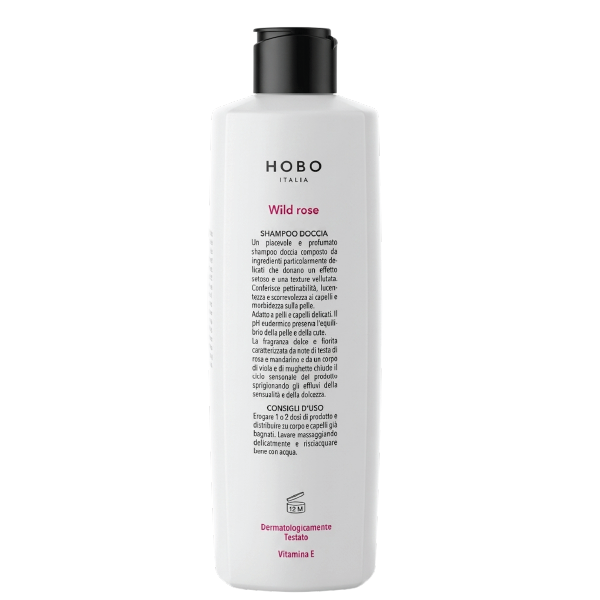 HOBO Shampoo doccia 12x500ml WILD ROSE 2 HOBO Shampoo doccia 12x500ml WILD ROSE - immagine 2