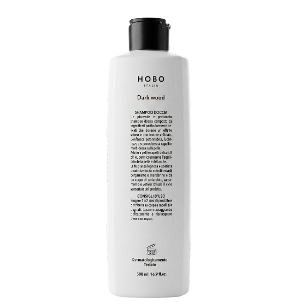 HOBO Shampoo doccia 12x500ml DARK WOOD 2 HOBO Shampoo doccia 12x500ml DARK WOOD - immagine 2